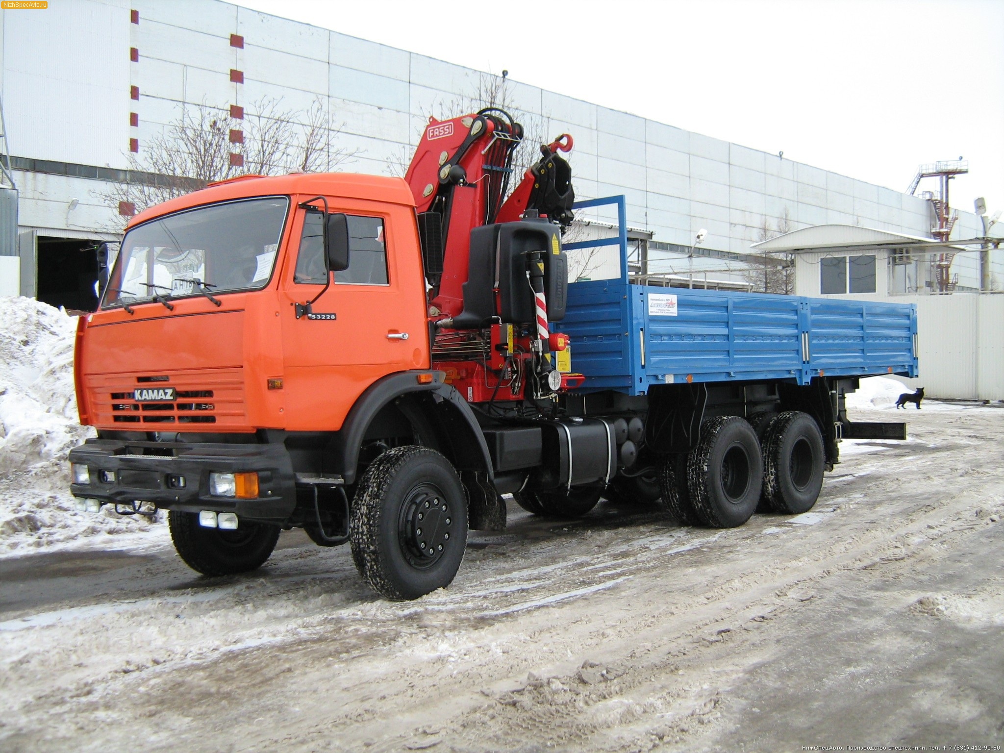 Манипулятор ATLAS 145 в аренду (КамАЗ)